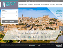 Tablet Screenshot of hotelsanjuandelosreyes.com